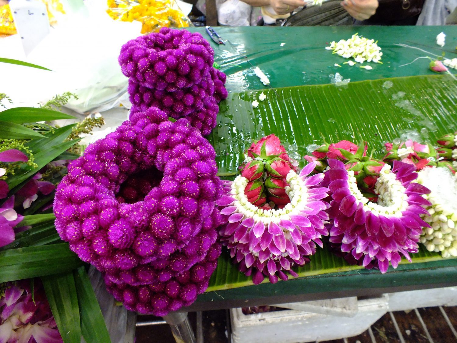Gėlių turgus Bankoke